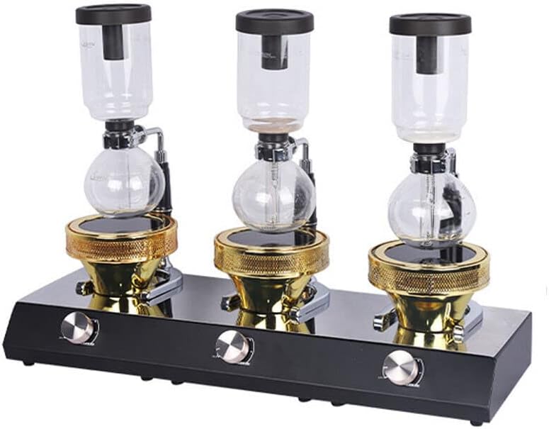 RUNAAJA 110V Halogen Beam Heater Infrared Heat Burner Syphon Coffee Heater Beam Heater for Coffee Syphon (Three Head)
