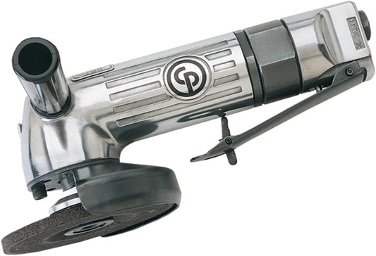 Chicago Pneumatic CP854 - Air Die Grinder Tool, Welder, Woodworking, Automotive Car Detailing, Stainless Steel Polisher, Heavy Duty, Right Angle Grinder, 4 Inch (100 mm), 0.7 HP \/ 520 W - 13000 RPM, Black