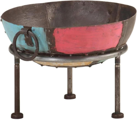 for Colorful Rustic Fire Pit 15.7 Iron