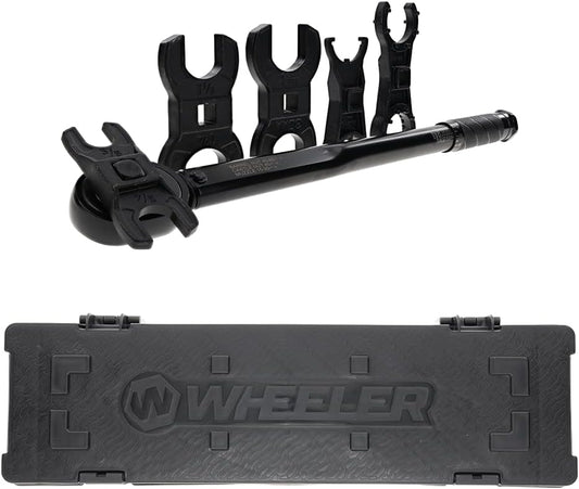 Wheeler XL FAT Wrench Set with Complete Crowfoot Set, Carry Case, Steel Construction for Gunsmithing, Maintenance
