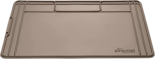 WeatherTech SinkMat \u2013 Waterproof Under Sink Liner Mat for Kitchen Bathroom \u2013 34\u201D x 22\u201D Inches - Durable, Flexible Tray \u2013 Home undersink Organizer Must Haves, Tan
