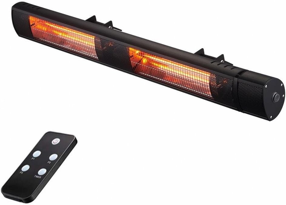Genesis Series 38-Inch 3000W Electric Infrared Patio Heater - 240V - G30R