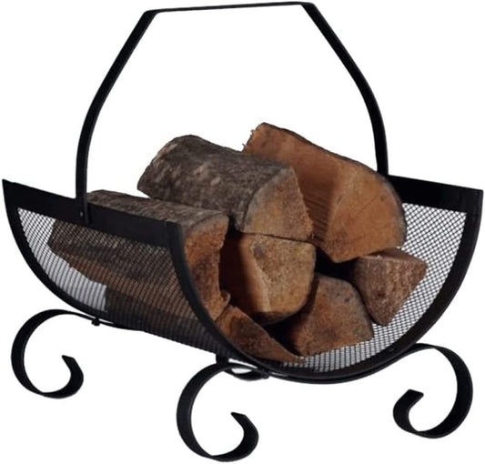 Outdoor Fireplace Firewood Rack Log Store Firewood Rack Metal Firewood Holder Log Store Wood Holders Firewood Indoor Steel Wood Storage for Outdoor Wood Store(