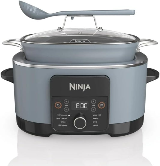 NINJA Foodi PossibleCooker PRO, 8.5 Qt Multicooker, 8-in-1 Functions, Digital Control Panel, Seasalt gray Color
