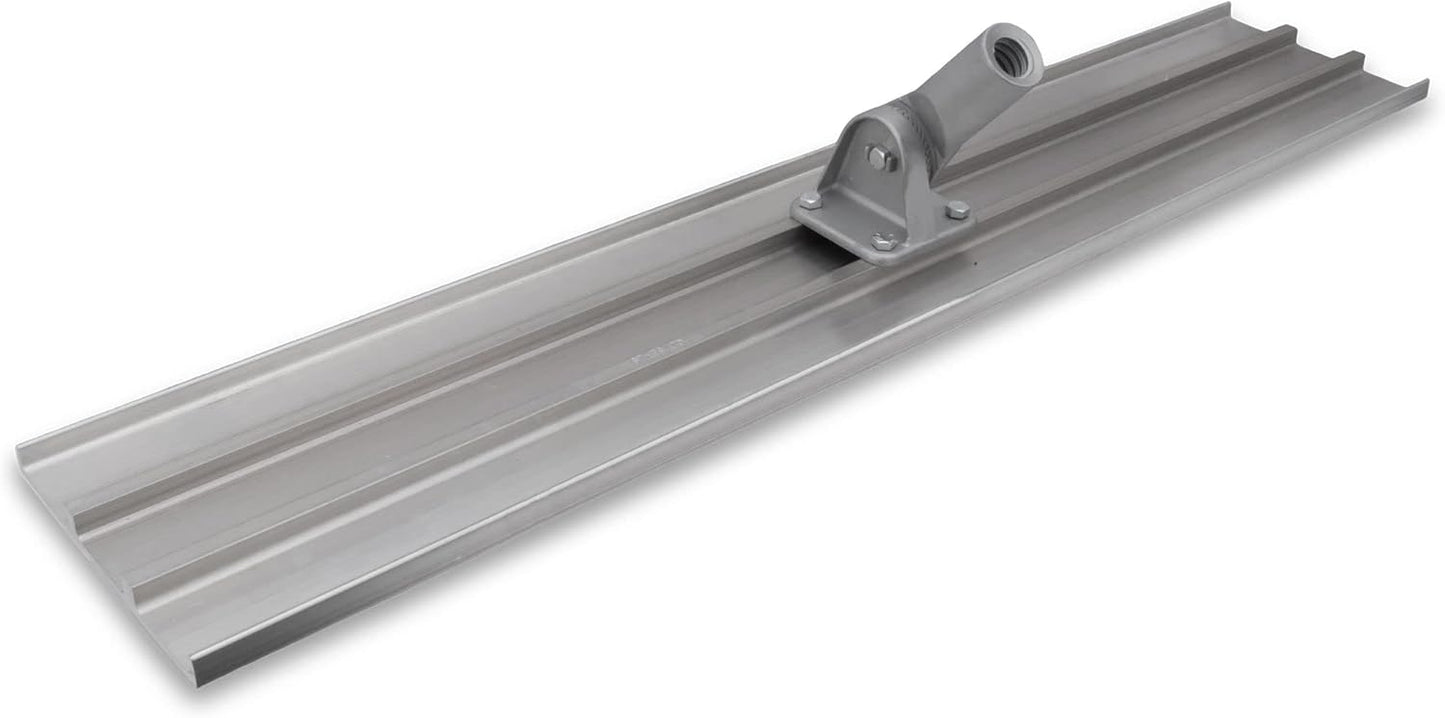 QLT By MARSHALLTOWN 48 Inch Magnesium Concrete Bull Float with Bracket, Extruded Magnesium Alloy Blade, Square End Blade, Made in the USA, MB48