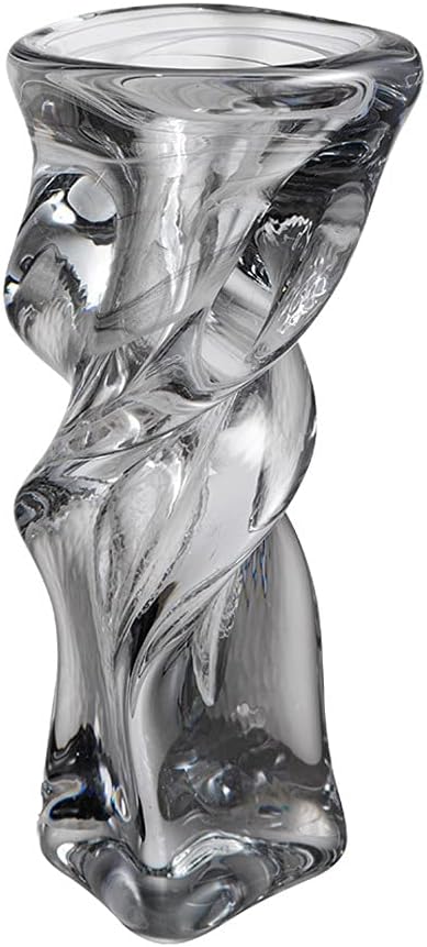 Decorative Vase Home Minimalist Transparent Rotating Triangle Vase Creative Geometric Art Flower Appliance Decoration Restaurant Desktop Center Piece Vase