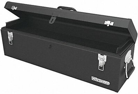 Westward WESTWARD Tool Box, Steel, Black, 30 in W x 7 in D x 9 in H 44ZJ88-1 Each