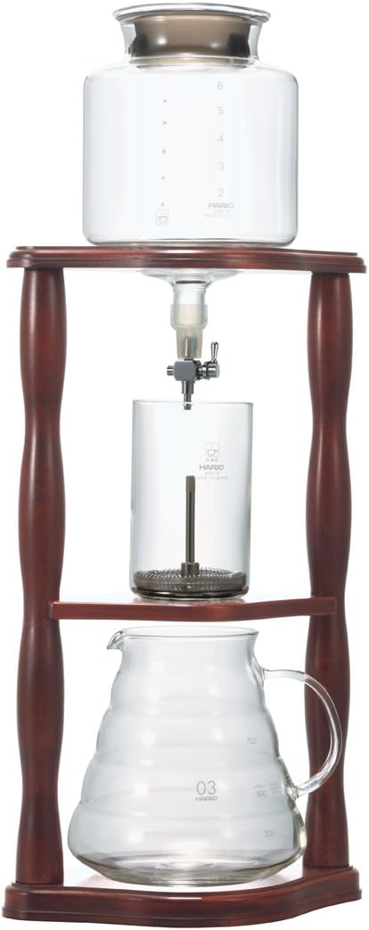 HARIO Water Dripper Wood, 35.9 x 20.4 x 18.6 cm
