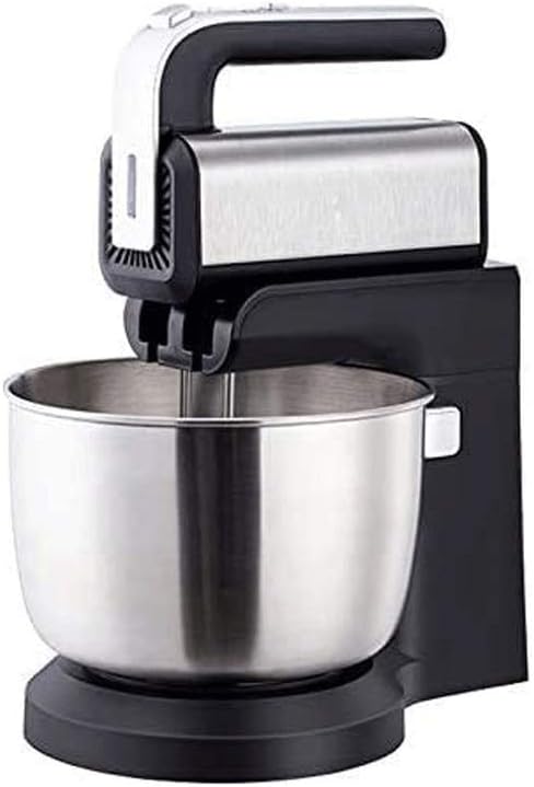 2-in-1 Vertical Household Multifunctional Eggbeater, 5-Speed Adjustment, High-Power Blender with Stainless Steel Bucket