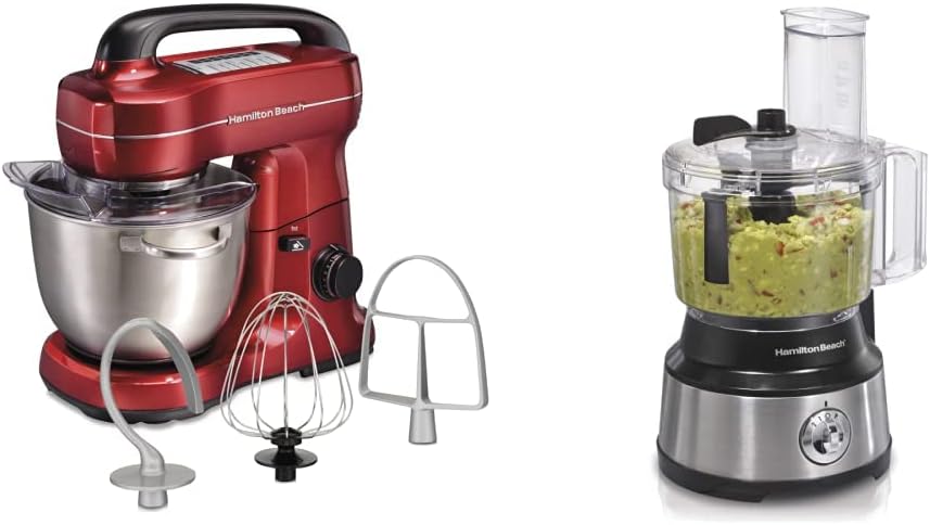 Hamilton Beach Stand Mixer + Food Processor (10 Cups)