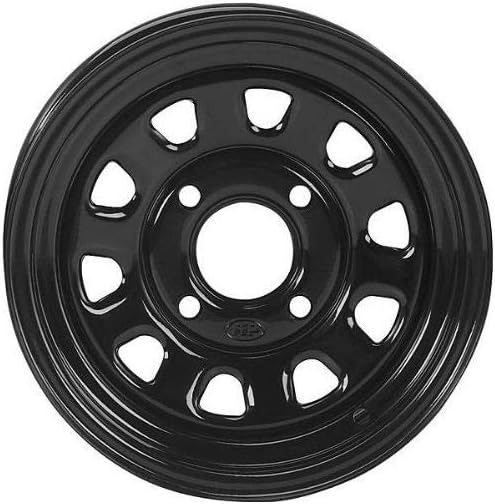 ITP Delta Steel Wheel (Front/Rear Wheel / 4/156 4+3 14x7) (Black) for 14-19 Polaris RANRZR1000XE