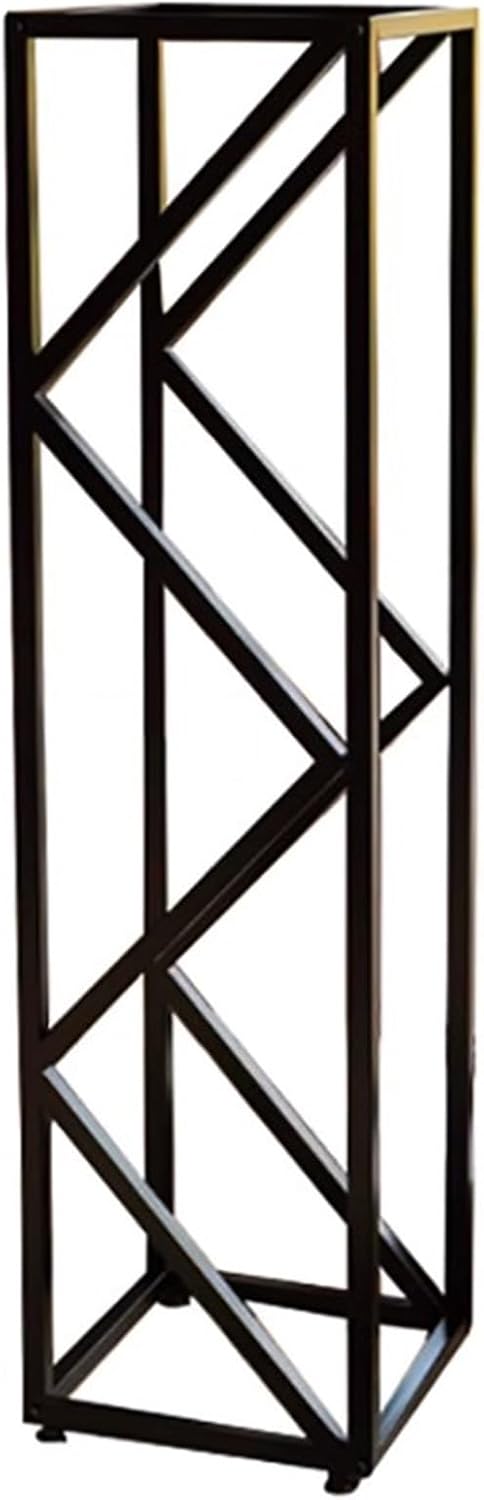 GTPBAO Fire Wood Racks for Camping Hearth, 30×30×150cm, Wrought Iron Firewood Log Holder for Wood Burning Stove