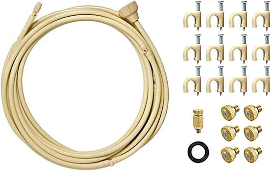 Orbit 10-Pack 3\/8" Basic Outdoor Misting System Kit, Patio Water Cooling Mist Cool 20030