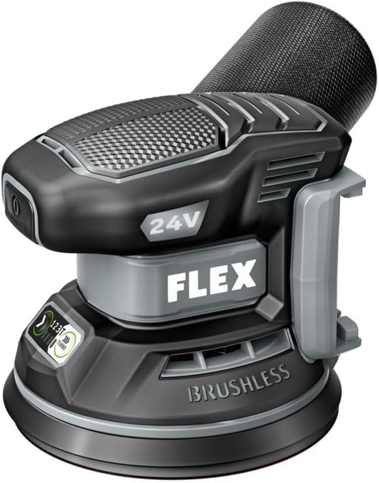 FLEX 24V Brushless Cordless 5-Inch 13,000 OPM Random Orbital Sander Tool Only, Battery and Charger Not Included - FX3411-Z