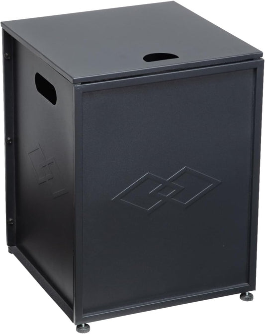 16\u2018\u2019 Wide Outdoor Propane Tank Cover - 20 Lbs Tank Side Table with Storage, Dual Function for Gas Fire Pit, Grill, Griddle & Stoves Portable Design with Handles