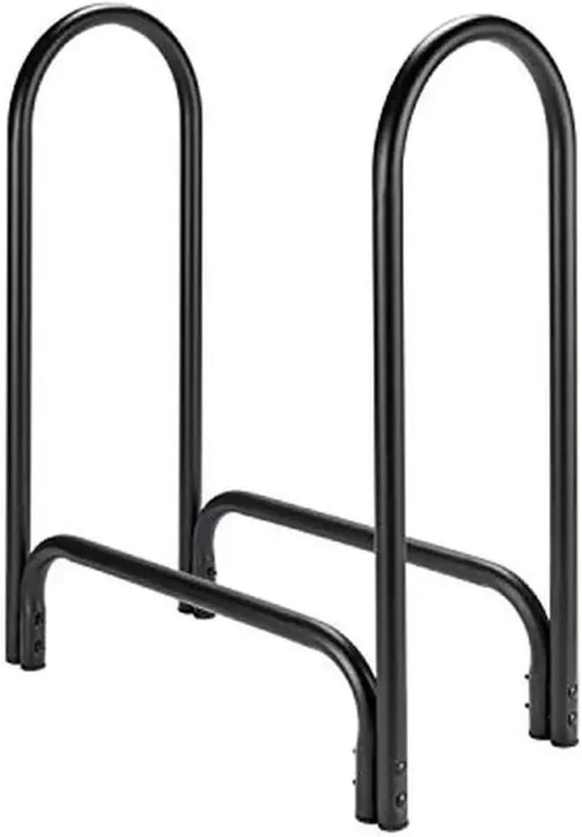 Firewood storage rack Outdoor Firewood Storage Rack Heavy Duty Steel Wood Holder 28" L x 12" D 33 Metal Pile Organizer