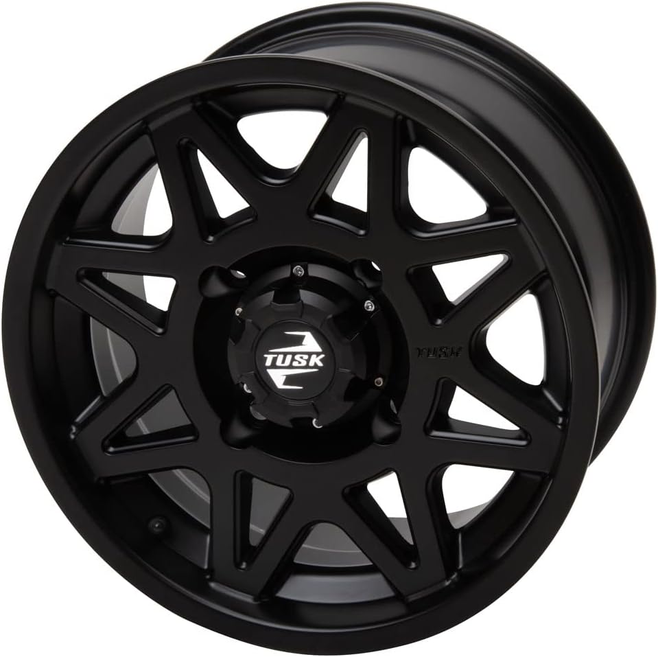 4/156 Tusk Tintic Wheel 15x7 5.0 + 2.0 Matte Black For Polaris GENERAL XP 4 1000 Trailhead Edition 2022