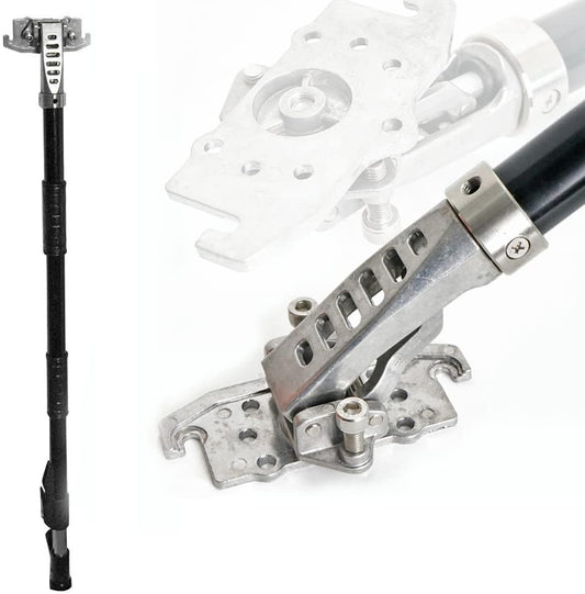 Drywall Flat Box Extension Handle Extendable 41-63 inch Drywall Tools with Brake Aluminum Light Weight