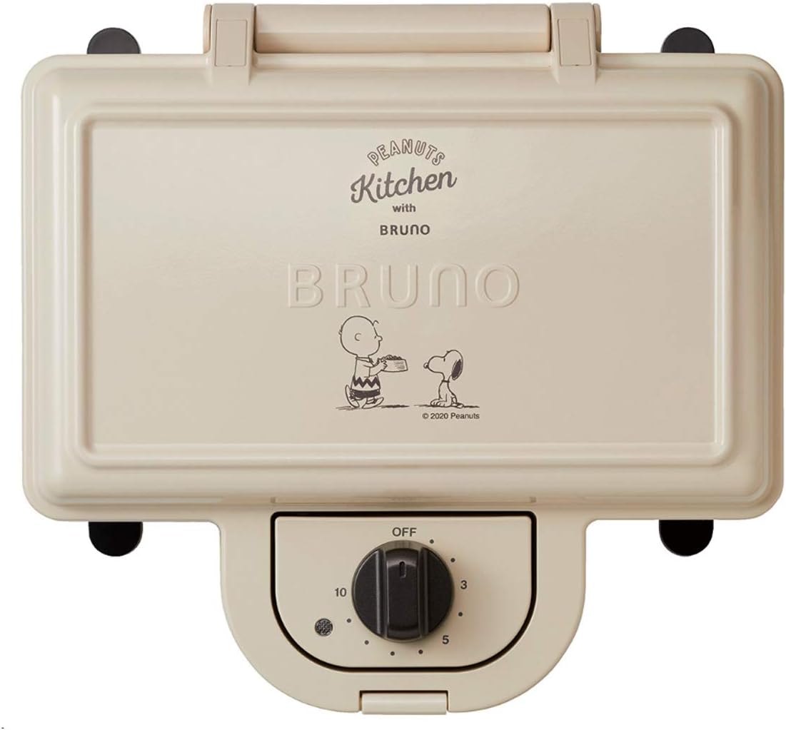 BRUNO Peanuts Hot Sand Maker double BOE069-ECRU White Japan Import