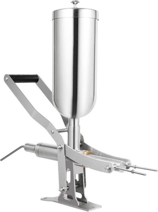 Commercial Manual Churros Maker, Spanish Churro Maker, Stainless Steel Donuts Filler, Latin Fruit Machine for Home & Restaurants