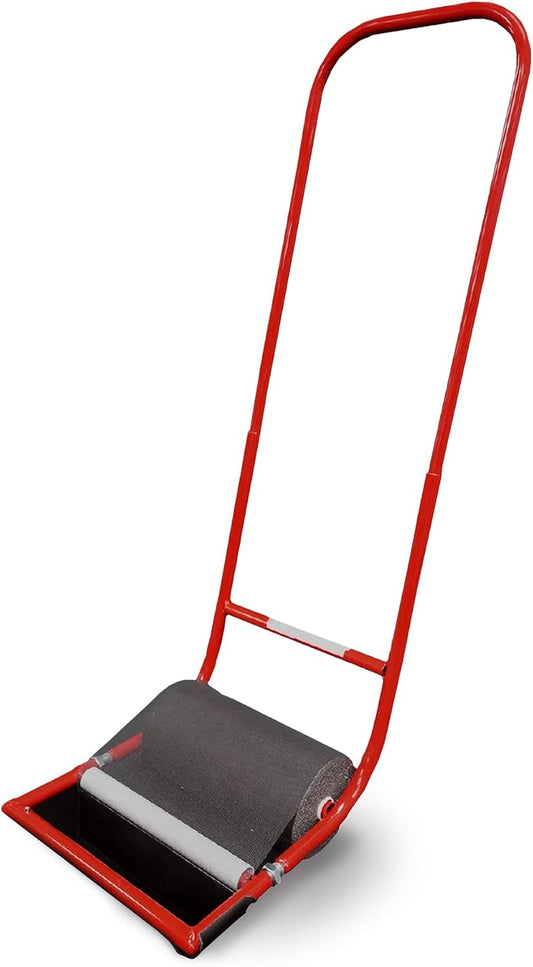 Sticker Burr Roller Original Remover Yard Tool Wide for Easy Yard Cleanup - Push Model 1.0 Burr & Sticker Removal - Effortless Goat Head Roller and Picker - Made in USA (12" Classic)