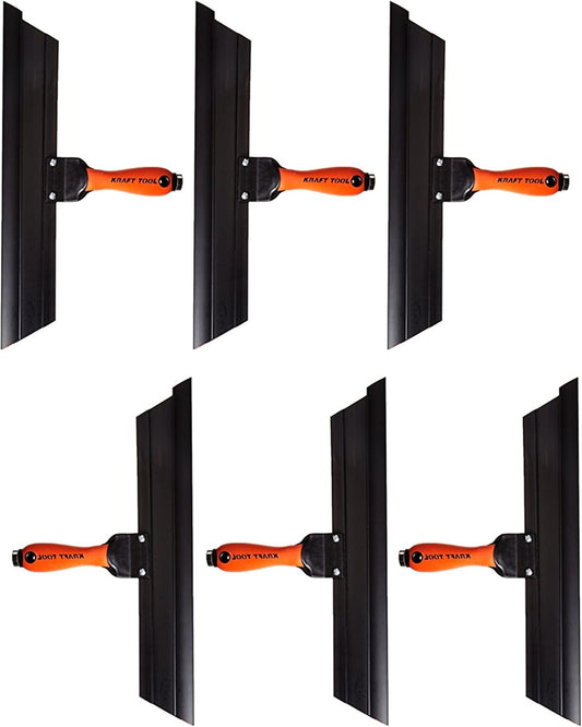Kraft Tool Co. GG244 18 in. Squeegee Trowel, 6-Pack
