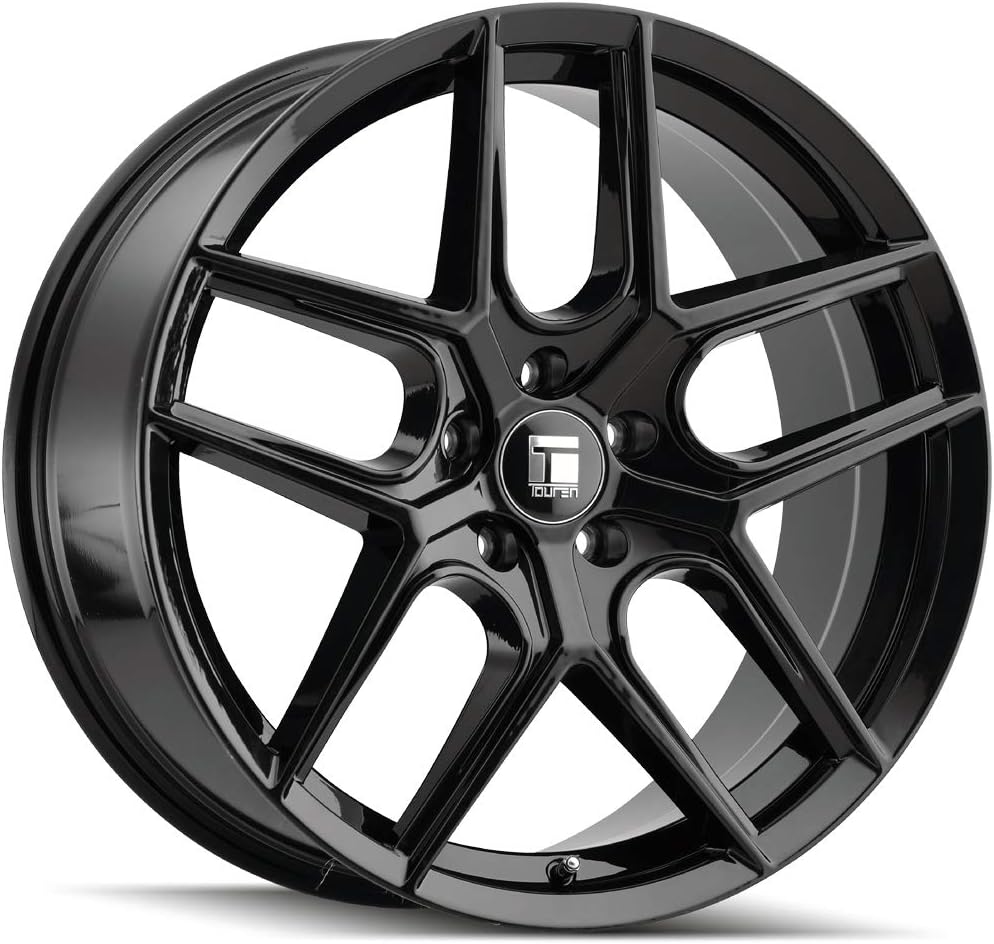 Touren TR79 Gloss Black Wheel with Alloy Steel (18 x 8. inches /112 x 112 mm, 35 mm Offset)