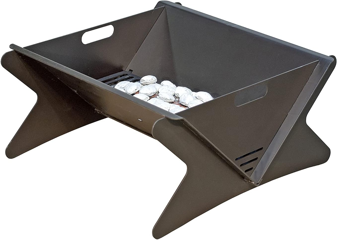 Pilot Rock Gauge Steel Portable Fire Pit - Made in USA
