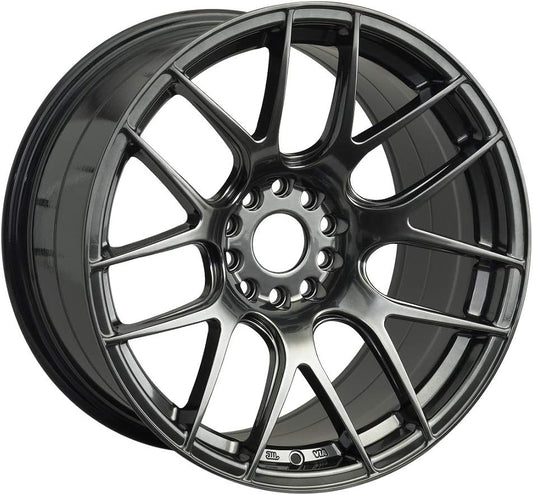 XXR WHEELS 530 Rim 17X7 5X100/5X114.3 Offset 35 Hyper Black (Quantity of 1)