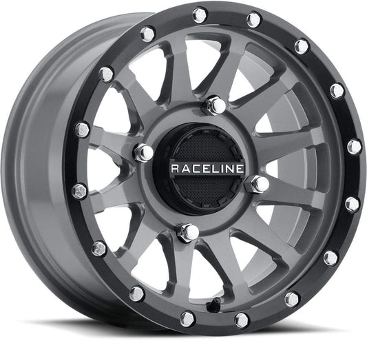 Raceline A95SG Trophy 14x7 4x156 +10mm Gunmetal Wheel Rim 14" Inch