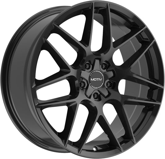 Motiv 435B Foil Gloss Black Wheel (17 x 7.5 inches /5 x 100 mm, 40 mm Offset)