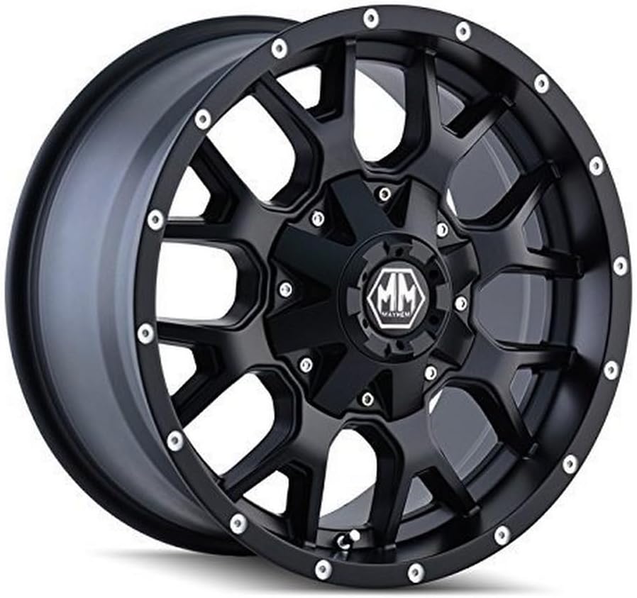 Mayhem Warrior 8015 Wheel with Matte Black Finish (20x9"/16x165.1mm)