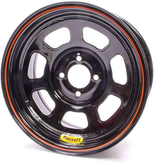 Wheel 14x7 D-Hole 4x4.25 in 4in bs Black