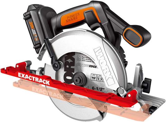 Worx WX530L 20V Power Share ExacTrack 6.5" Cordless Circular Saw