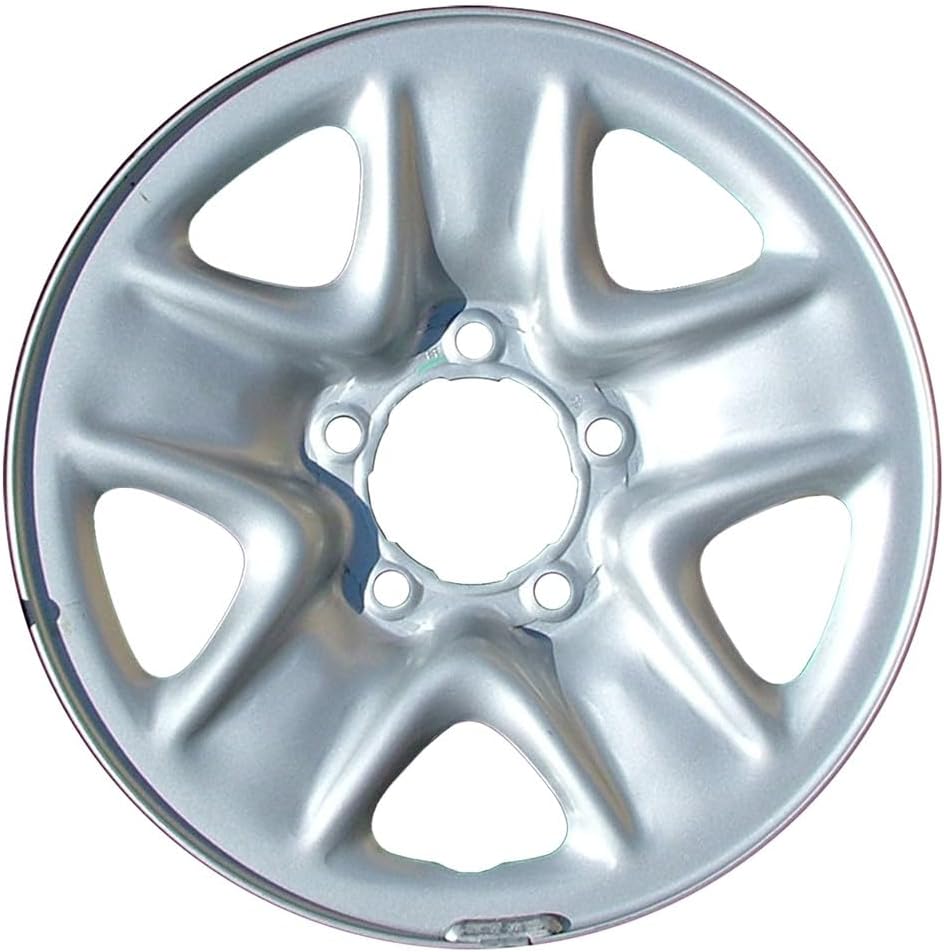 18 inch Steel Wheel Rim for 07-21 Toyota Tundra (5-Spoke Design) - Silver Reman Factory Steel Wheel