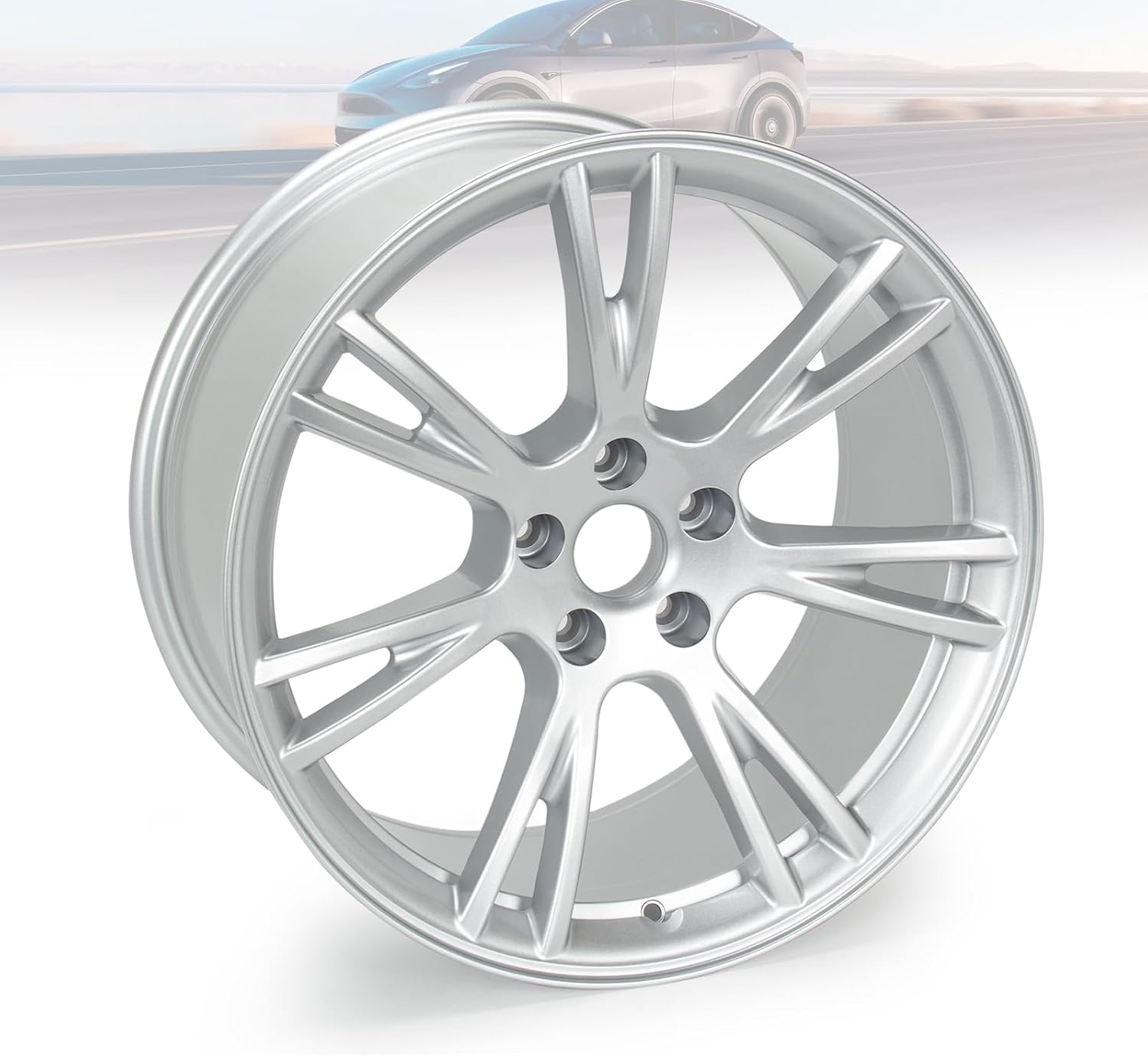 19'' × 9.5'' Wheels Rim for Tesla Model Y 2020-2023 Aluminum Alloy Replacement Wheels