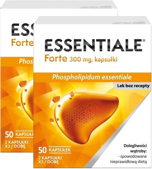 Essentiale Forte 300mg 50 Capsules (Packs of 2) by Essentiale Forte