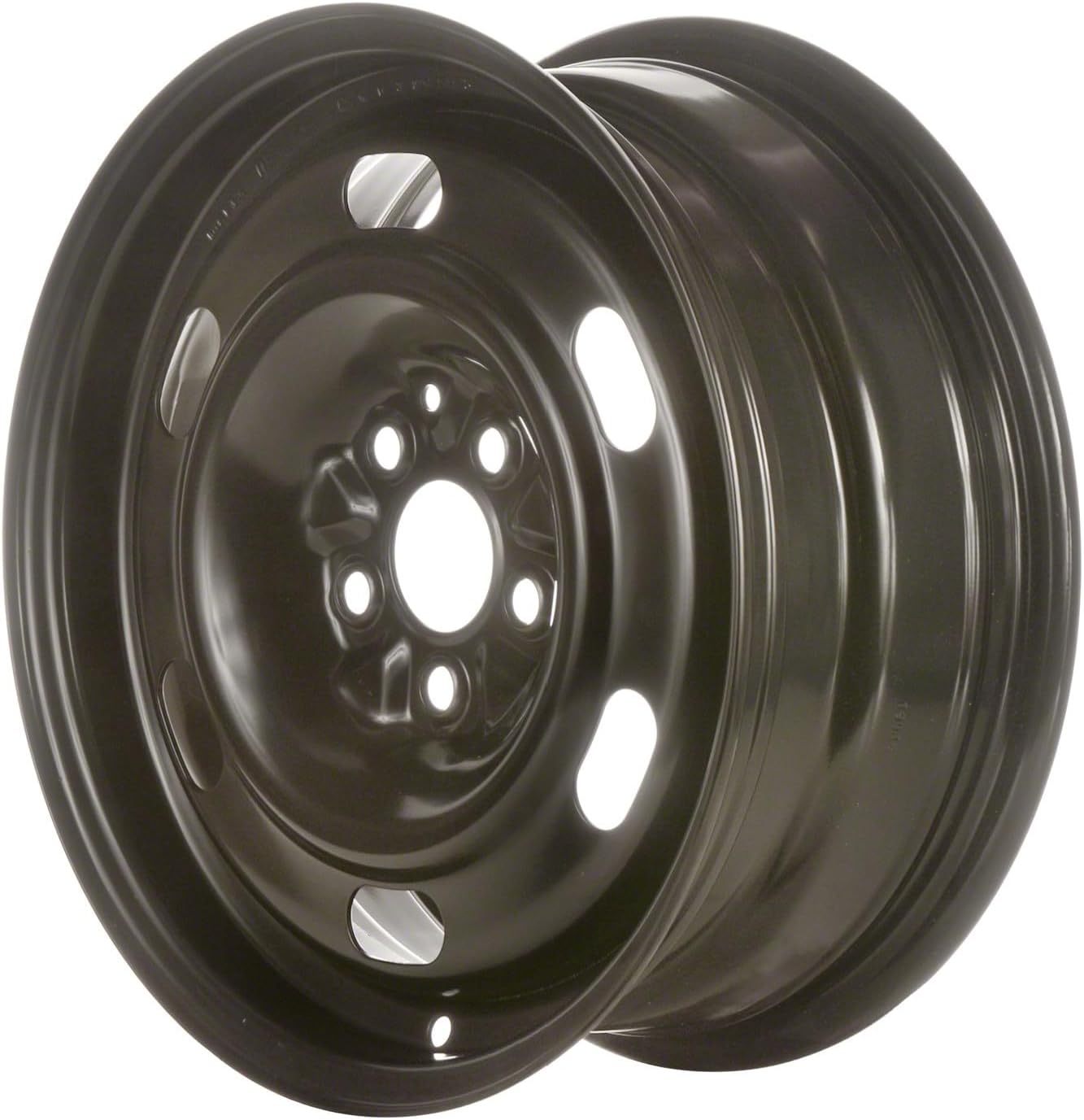 15" 15x6" Reconditioned Factory OEM Black Steel Wheel Rim for Chrysler PT Cruiser 2003-2010 | 2198 | 05272864AB