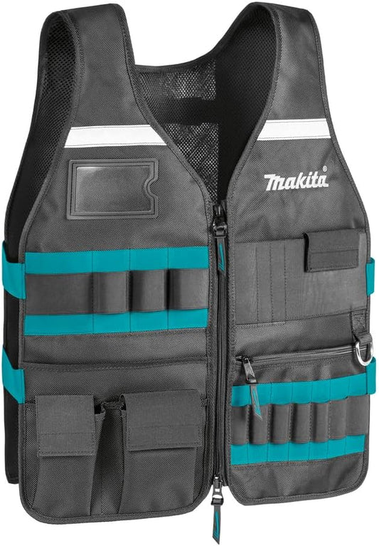 Makita P-72089 Worker's Vest New Version E-05636 Tool Vest for Carpenters / Universal Size