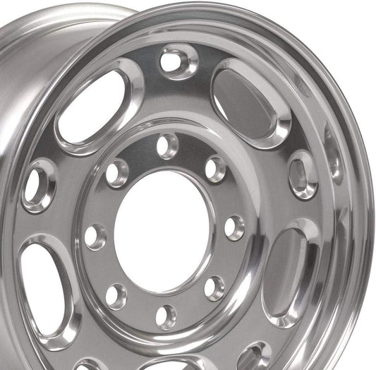 OE Wheels CV82 16 Inch Rim Fits Suburban 2500 Style 8x165.1 16x6.5 Polished - Hollander 5079 (1)