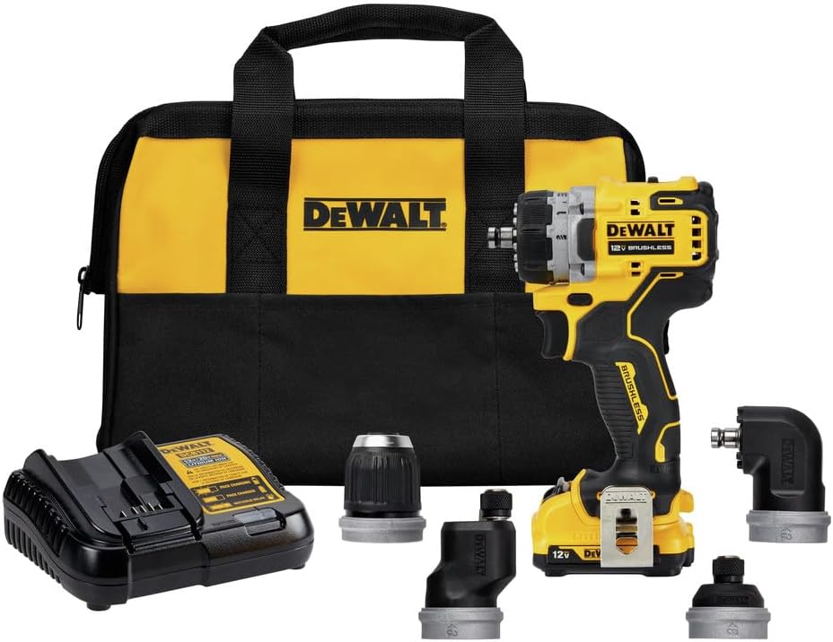 DEWALT XTREME(TM) 12V MAX* Brushless Cordless 5-in-1 Drill/Driver Kit (DCD703F1)