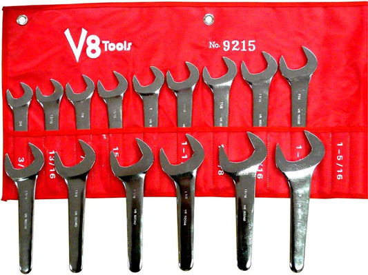 V8 Tools Inc 9215 15 Piece SAE Service Wrench Set