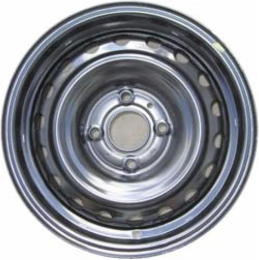 15" 15x6.5" Reconditioned OEM Black Steel Wheel Rim for 2007-2012 Nissan Sentra | 62471