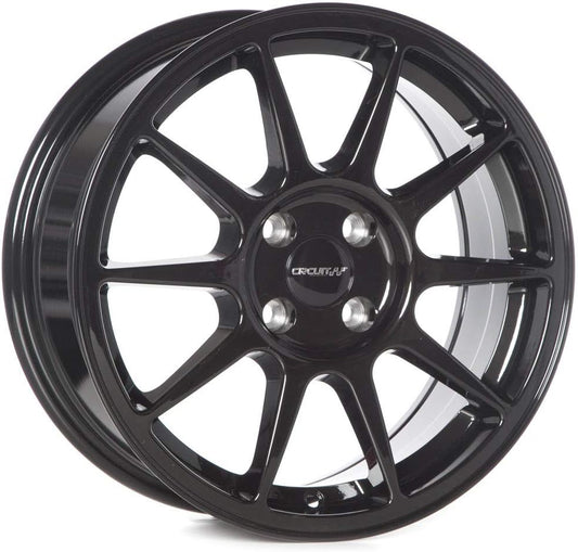 Circuit Performance CP23 16×7 Gloss Black 4×100 [+35mm] Wheels JDM Type R Style compatible with Honda Civic, Acura Integra, Mazda Miata