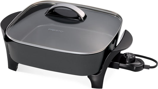 Presto 07117 12" Electric Skillet with glass cover