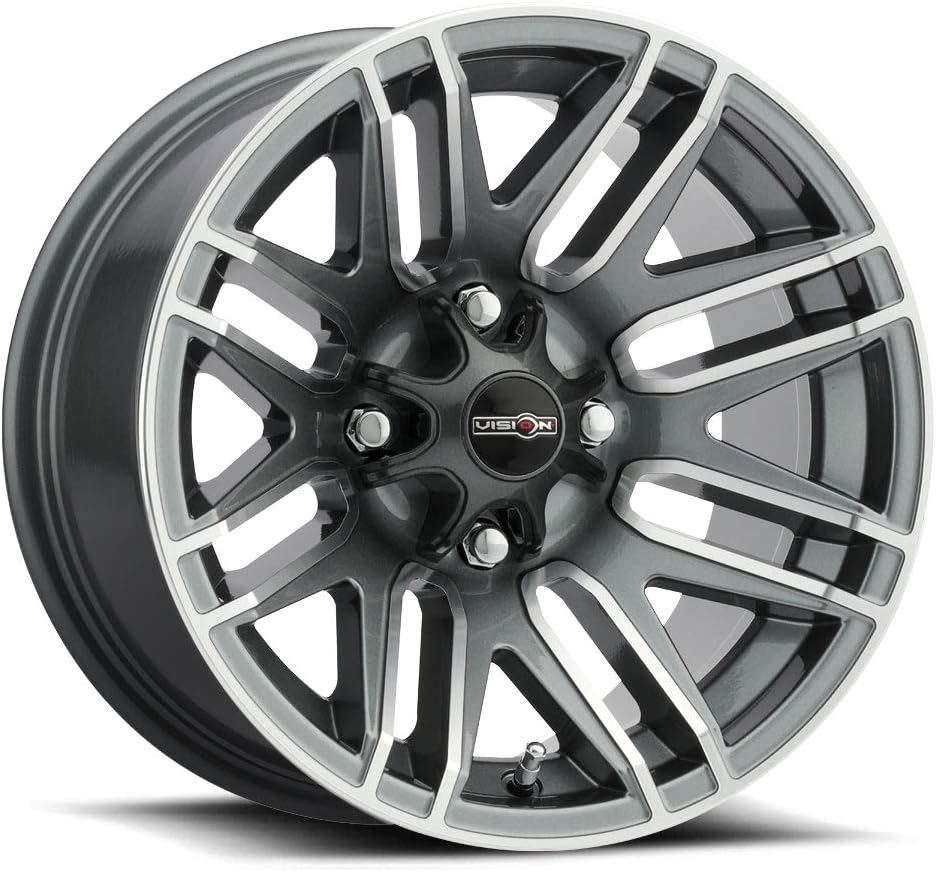 Vision 112 Assault 14x8 4x156 -10.2mm Gunmetal Wheel Rim