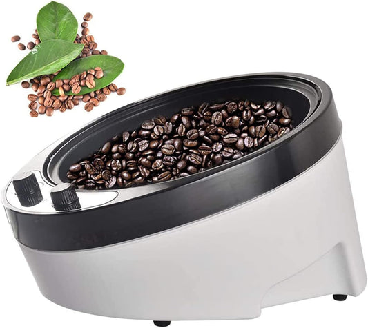 Electric Coffee Beans Roaster Machine, 45° Slope Design Coffee Roaster Machine, Adjustable Temperature Non-Stick Coating Baking Tools Home Kitchen Appliances