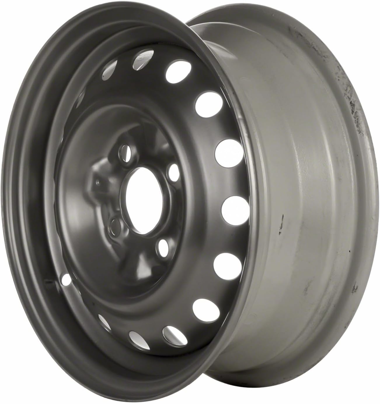 13" 13x5" Reconditioned OEM Black Steel Wheel Rim for 1991-2002 Nissan Sentra & 1995-1998 200SX | 62294