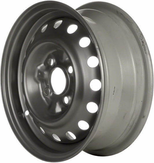 13" 13x5" Reconditioned OEM Black Steel Wheel Rim for 1991-2002 Nissan Sentra & 1995-1998 200SX | 62294