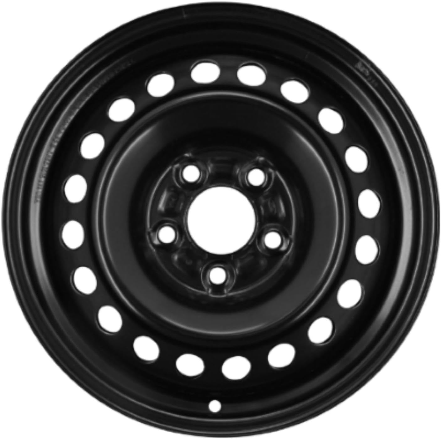 15" 15x6" Reconditioned Factory OEM Black Steel Wheel Rim for 2012-2018 Ford Focus | 3875